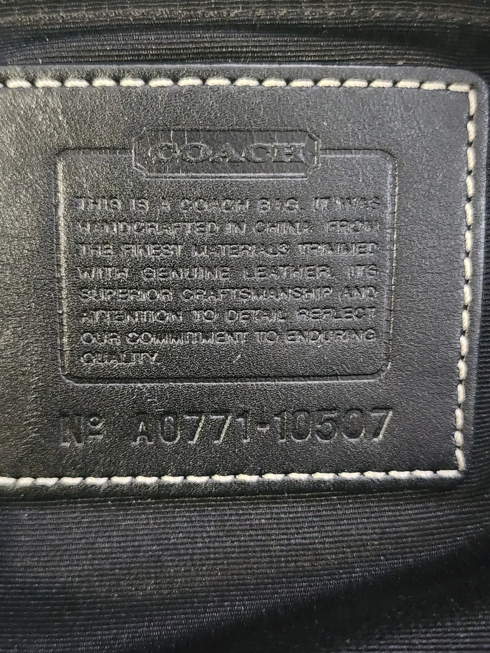 Coach Hampton Signature with Gold Horsebit Hardware & Accent Belt